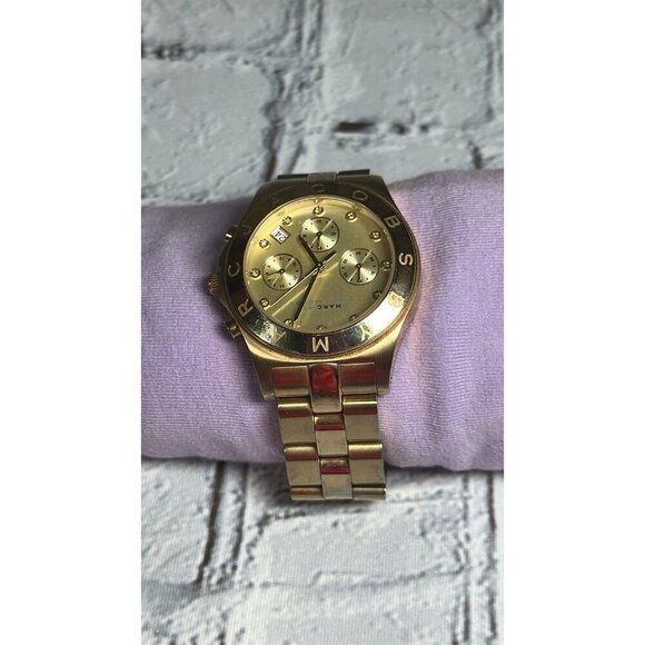 Marc By Marc Jacobs Blade MBM3101 Women Stainless Steel Chronograph Watch WFH119 - Picture 5 of 16